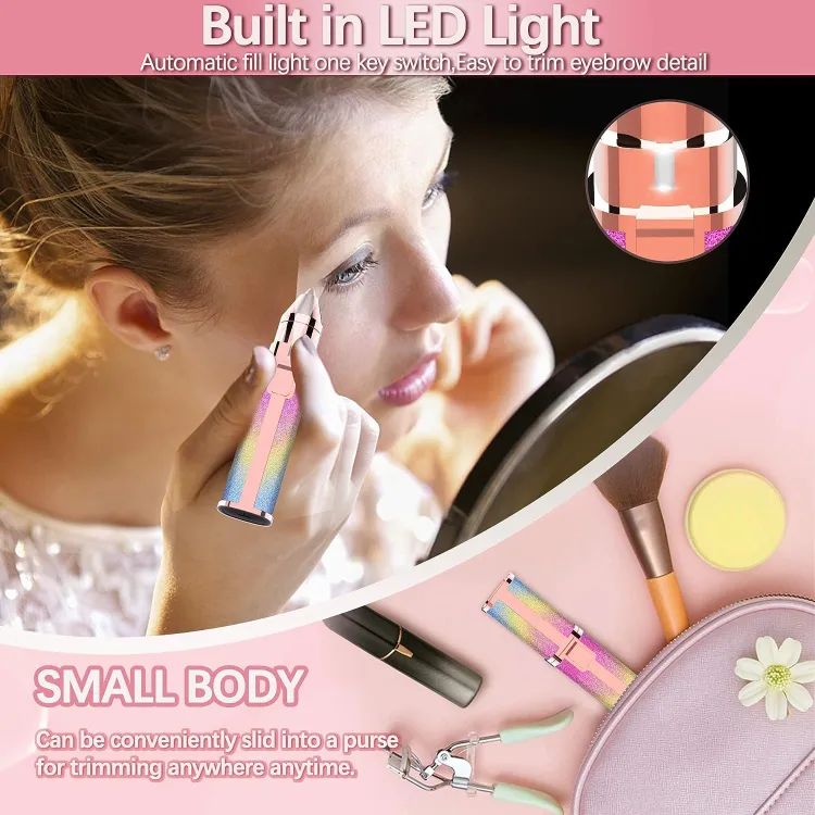 2 In 1 Hair Remover Chargeable , Multi Attractive Color With USB Charging Cable And Cleaning Brush