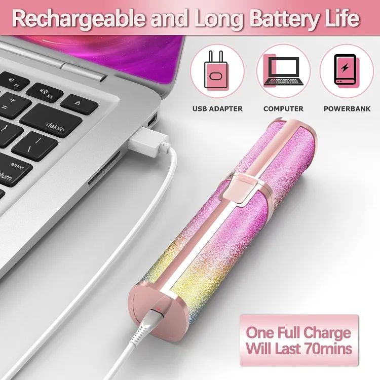 2 In 1 Hair Remover Chargeable , Multi Attractive Color With USB Charging Cable And Cleaning Brush