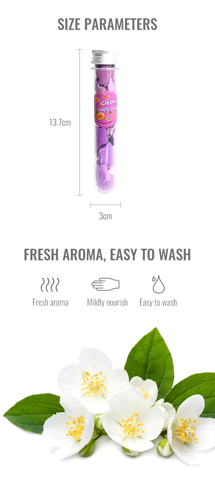 Travel Portable Hand Flower Soap Hand washing Small Soap Tablets Tourism Paper Soap