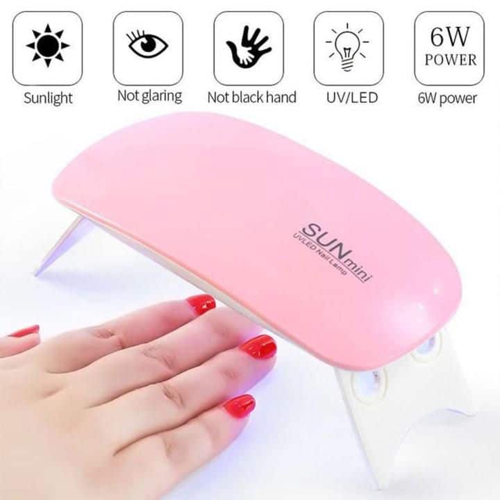 UV Led Lamp For Nails 6W Nail Lamp Light With Timer Mini Premium Quality Smooth Finish