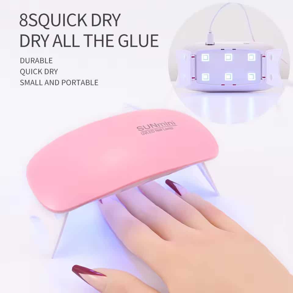 UV Led Lamp For Nails 6W Nail Lamp Light With Timer Mini Premium Quality Smooth Finish